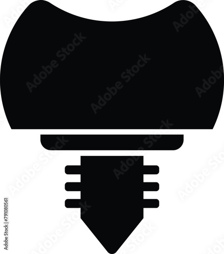 Set of Tooth icons. Outline and solid teeth symbol. Teeth care icon. Vector Illustration.