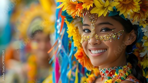 Sinulog festival in Las Vegas is a vibrant colorful Catholic celebration. Concept Religious Festivals, Cultural Celebrations, Vibrant Colors, Catholic Events, Sinulog Festival photo