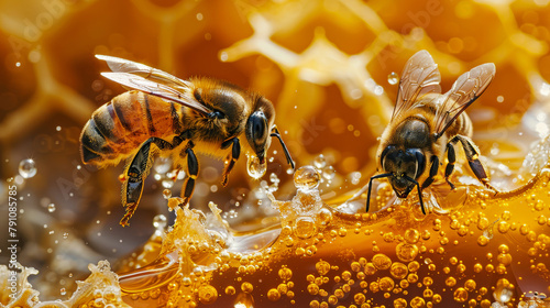 Bee s bounty, amber honey drops, hive's liquid jewel