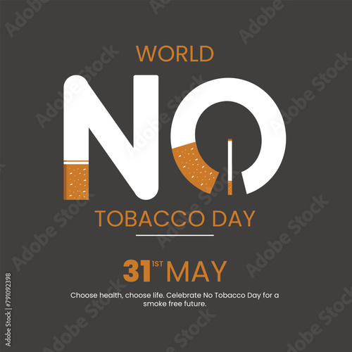 World no tobacco day post photo