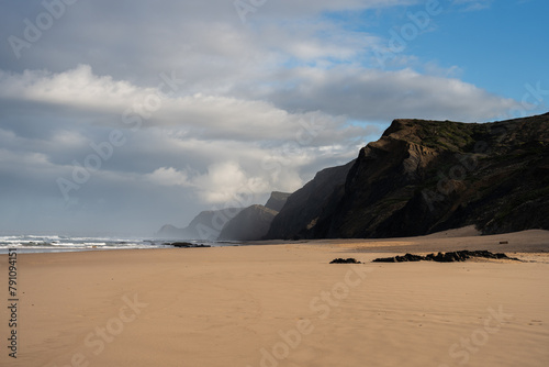 Praia da Cordoama - The most beautiful beach in Portugal - beautiful water breeze photo