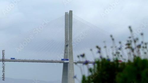 Vasco da Gama Bridge in Lisbon, Portugal