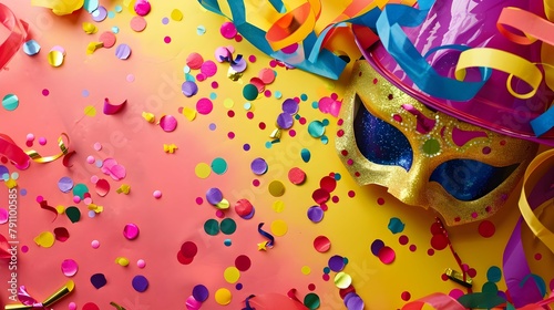 Colorful carnival or birthday background © Pascal