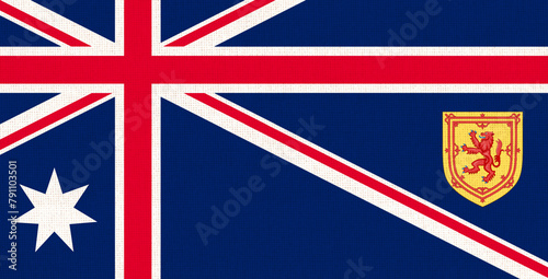 Australian Giving Commonwealth of Nations flag. Illustration of flag