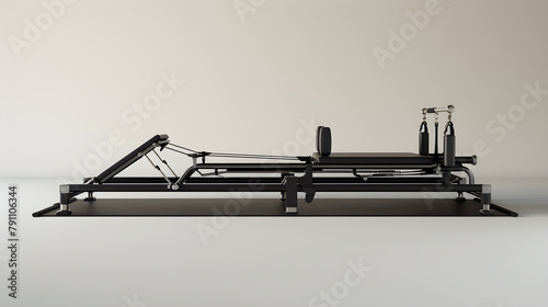 Advanced Pilates Reformer Machine Positioned in a Modern Fitness Studio
