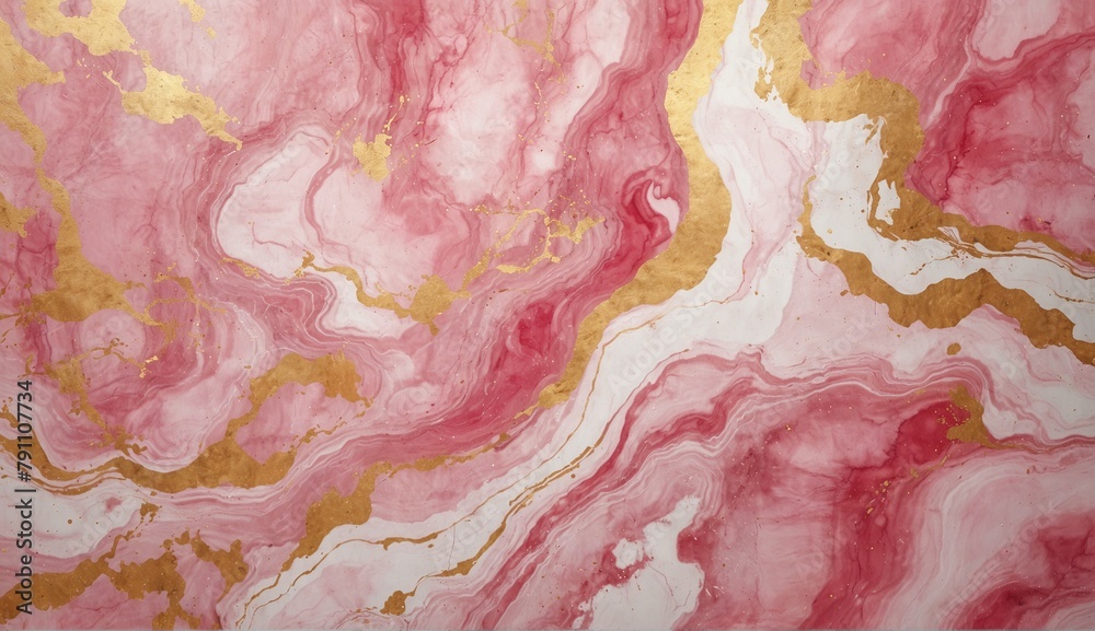 Pink background texture pattern marble gold watercolor abstract wallpaper light. Background stone pink texture pattern marble white paint glitter art seamless liquid agate top rose color print. Very r