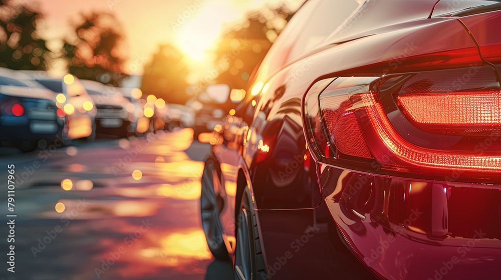 Golden Sunset Car Dealership Showcase Golden Sunset Car Dealership Showcase