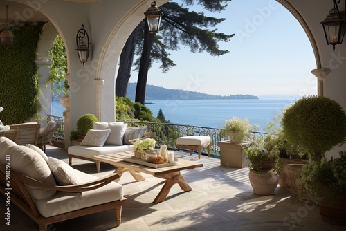 Wallpaper Mural Mediterranean Seaside Patio Ideas: Waterfront Serenityscape Torontodigital.ca