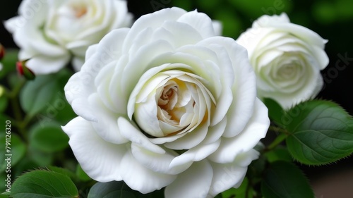 white rose in the garden