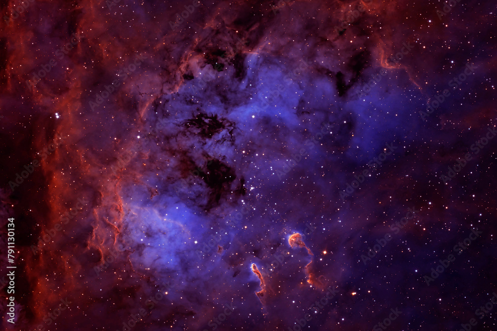 Obraz premium Beautiful space background. Elements of this image furnished by NASA