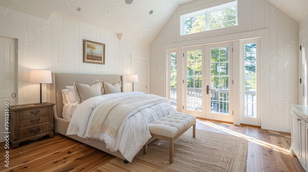 Fototapeta premium Ample natural light in every room AI generated illustration