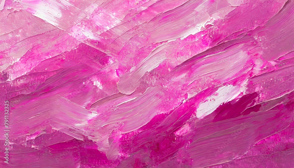 Pink abstract wavy pattern background, pink paint strokes, shiny and glossy texture,pink oil.