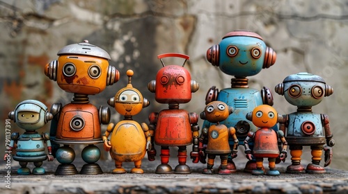 retro robot collection © Vlad Kapusta