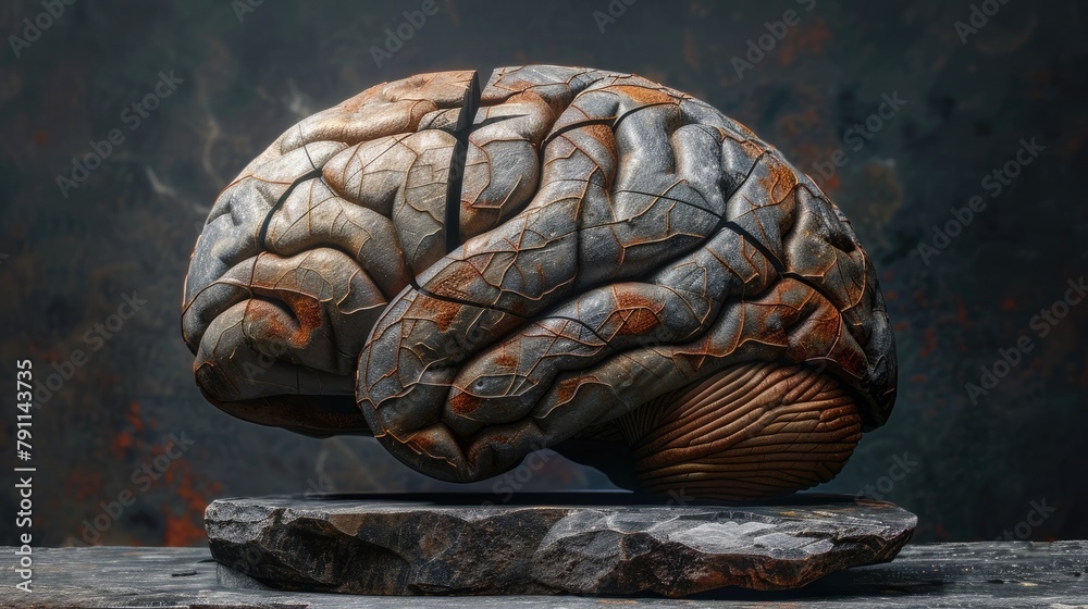 Ancient Brain Fossil A Tangible Piece of History and Wisdom through Geological Time