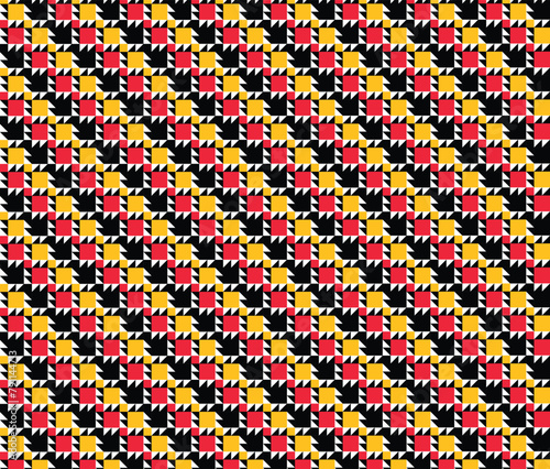 seamless pattern of squares. seamless pattern with stripes. seamless pattern with flowers. . Abstract geometric low poly background. Stylish grid texture. fabric, clothes, texture, textile pattern
