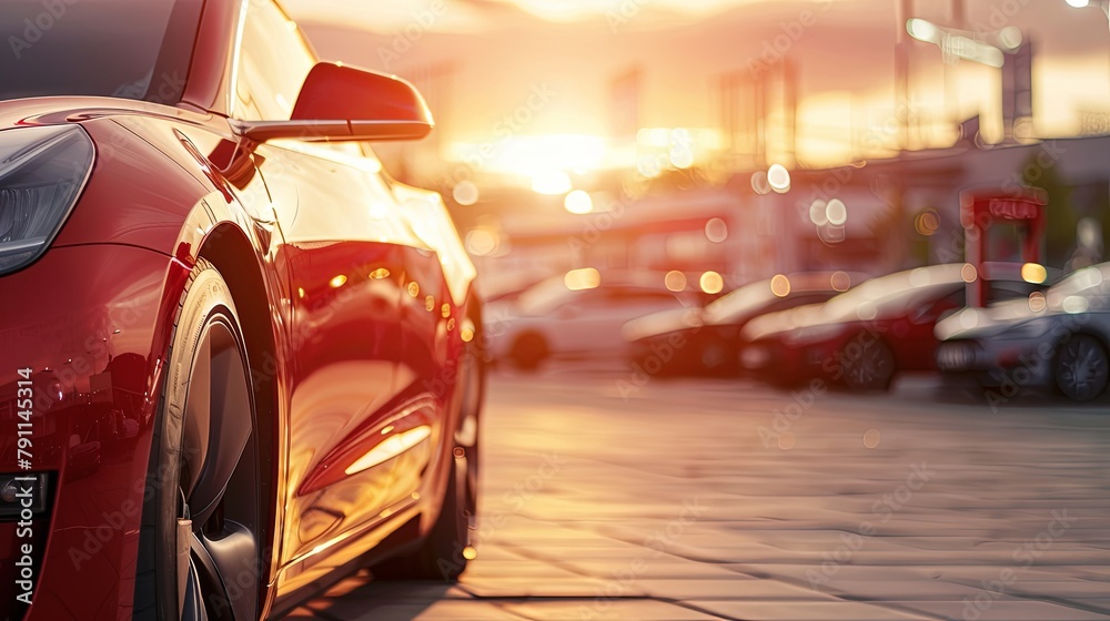 Golden Sunset Car Dealership Showcase Golden Sunset Car Dealership Showcase