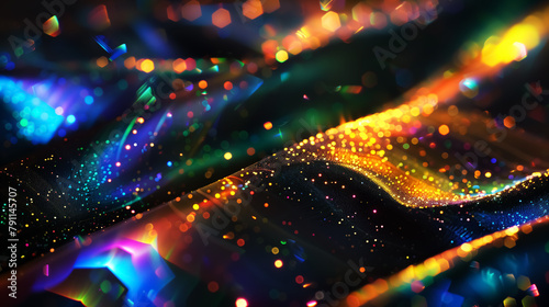 Hologram Abstract 3D background, holographic 3D wave and curve texture. Wall Art Design for Home Decor, 4K Wallpaper for Mobile Cell Phone, Smartphone, Cellphone, desktop, laptop, Computer, Tablet