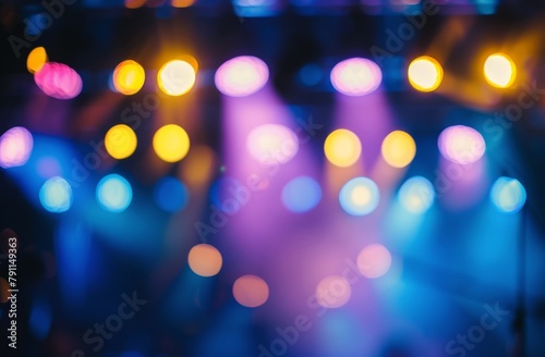Cluster of Blurred Lights