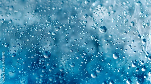 Aqua Blue Water Texture Close-Up