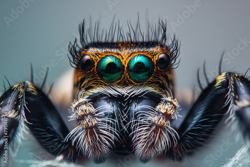 big dangerous poisonous tarantula spider, generative AI © Paulina