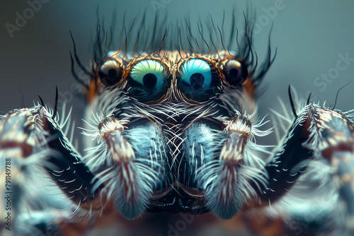 big dangerous poisonous tarantula spider, generative AI © Paulina