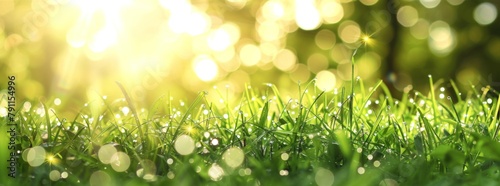 sunlight shining through the grass
