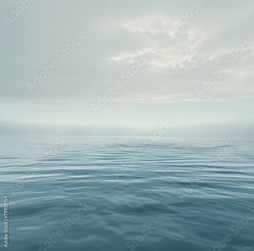 Large Body of Water Under Cloudy Sky © ArtCookStudio