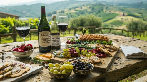 Unique velo picnic with local delicacies and rolling hills view for an unforgettable experience