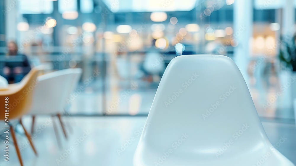 Close Up of White Table and Chairs in Room