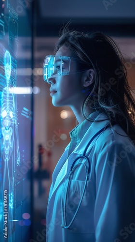 Consulting with a virtual doctor through a holographic telepresence system
