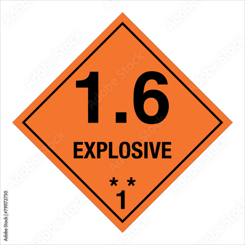 Class 1 Hazardous HAZMAT Mate...