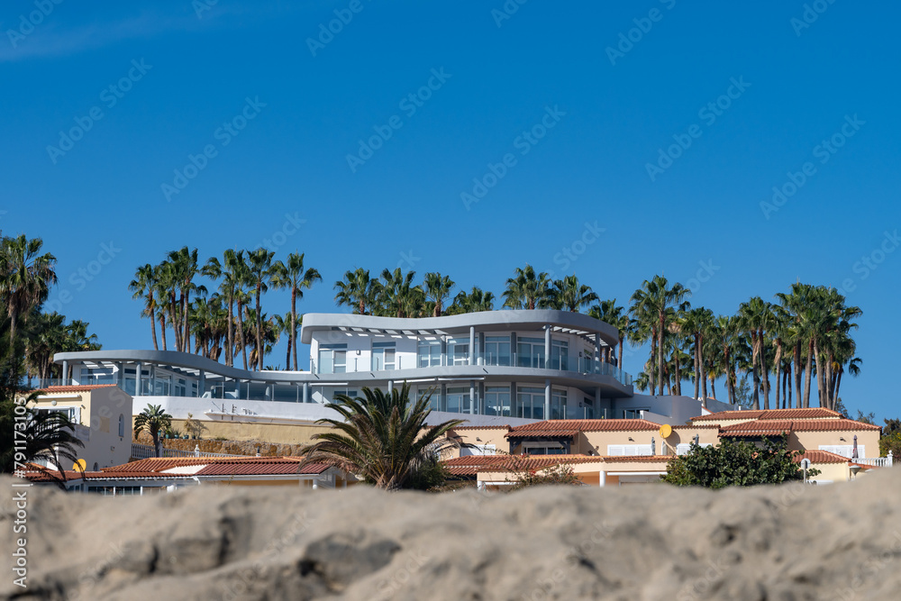 Views of Costa Calma touristic resort, Fuerteventura, Canary islands, Spain