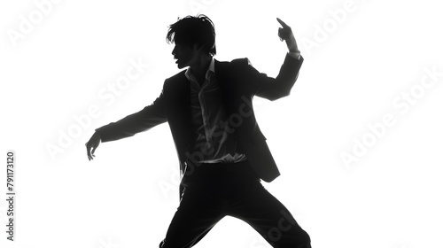 
silhouette of K Pop Idol dancing 