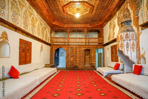 One of the rooms, compartment of SHTEPIA AND ZEKATEVE SKATE HOUSE, Ottoman Empire. locality of Gjirokaster-Albania
