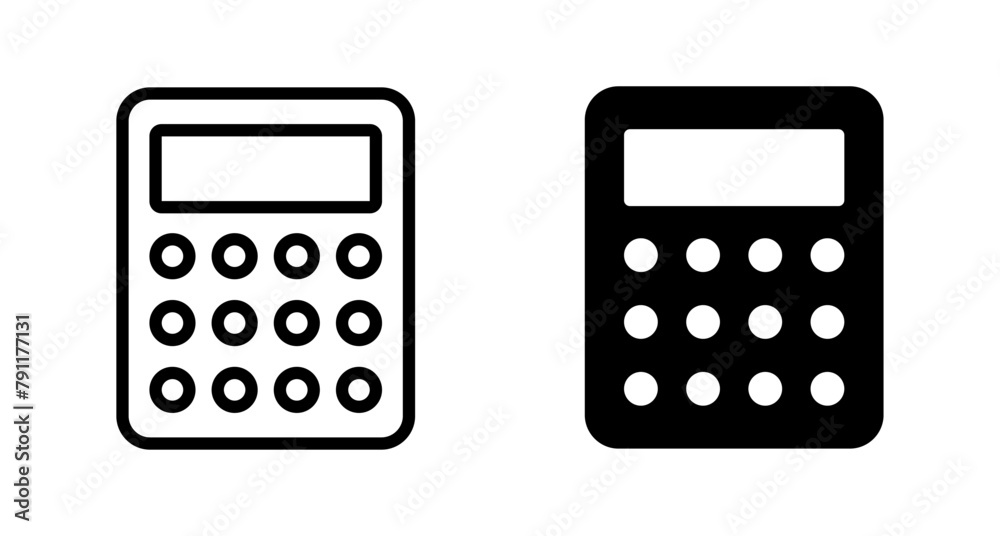 Calculator icon vector isolated on white background. Calculator vector icon. Accounting icon Calculator icon vector isolated on white background. Calculator vector icon. Accounting icon