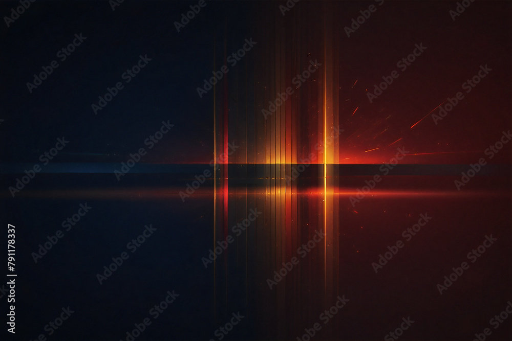Abstract dark red and orange motion lines background