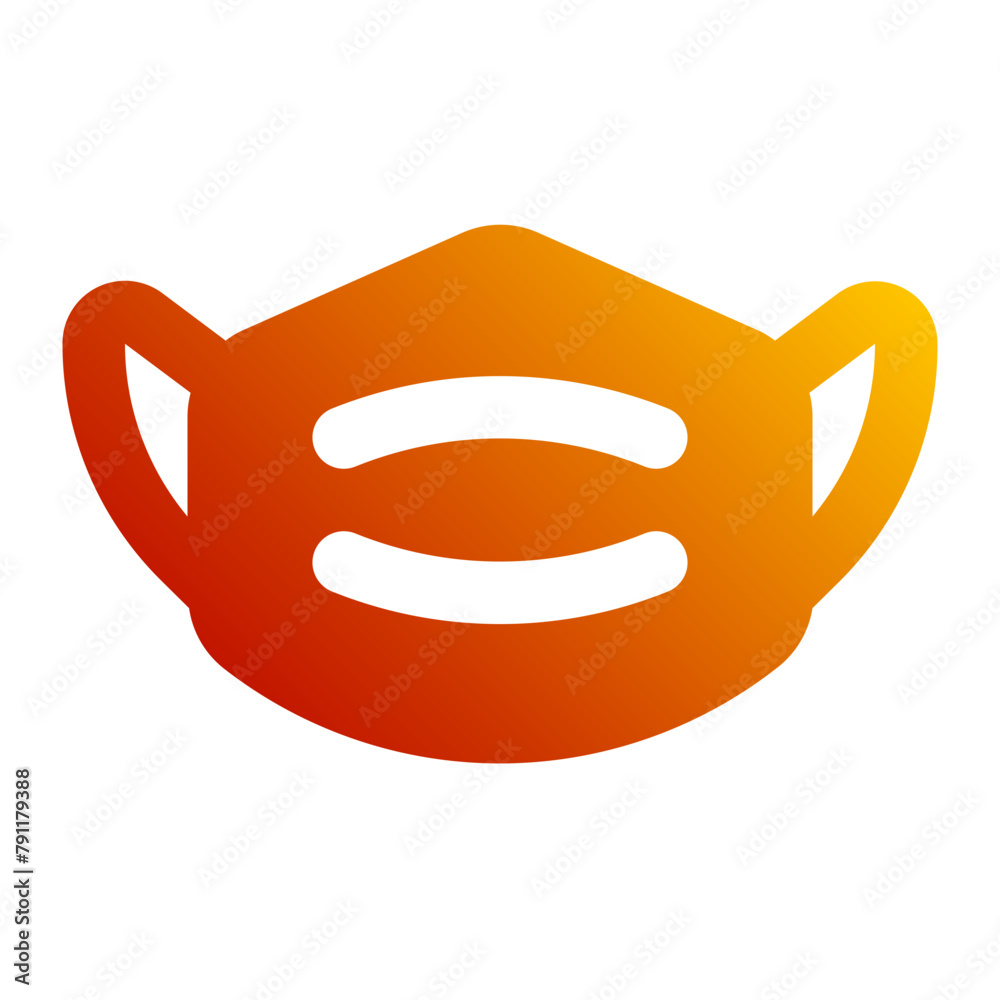 mask gradient icon mask gradient icon