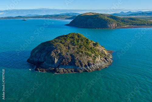 Bluff Rock Yeppoon stands as an icon in the vibrant blue sea