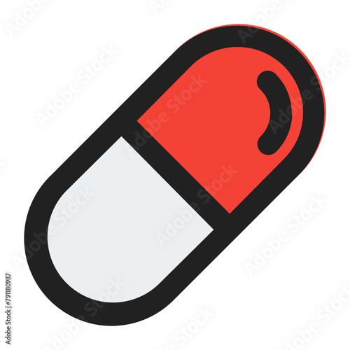 pill line color icon