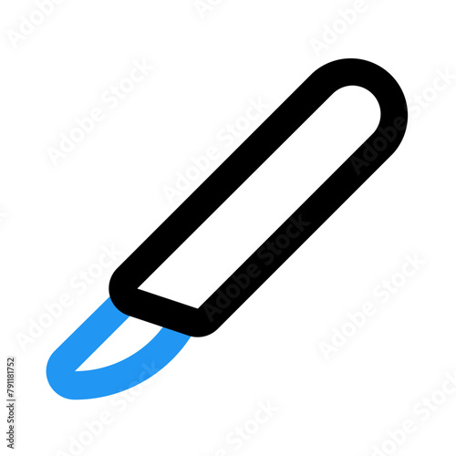 scalpel line color icon