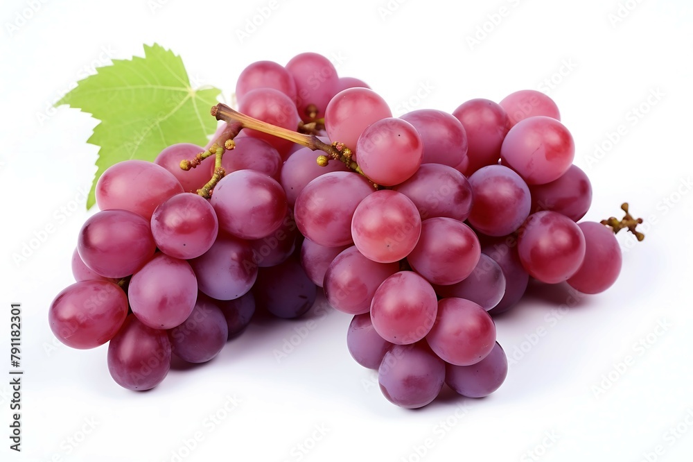 Grapess on white background, Fresh Grapess