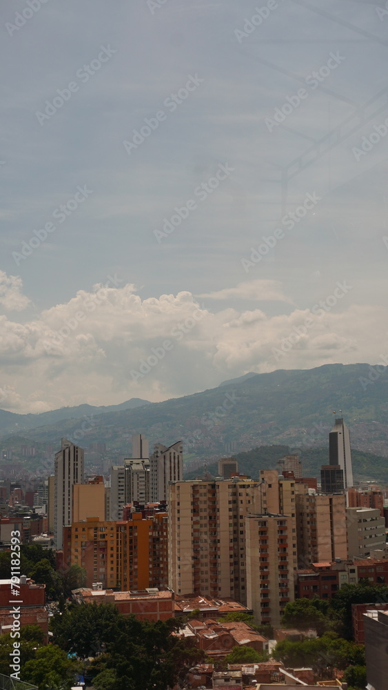 Naklejka premium city skyline