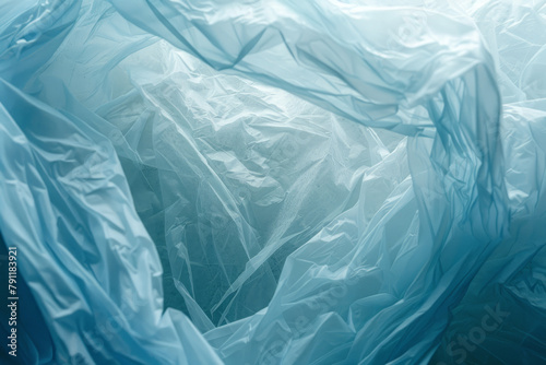 Wallpaper Mural Closeup of a plastic bag. Pollution Concept Torontodigital.ca