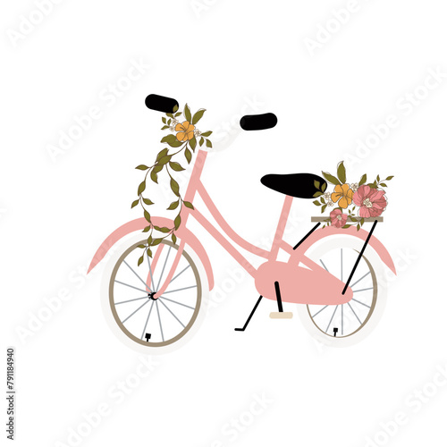 Spring floral bycicle 