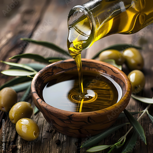 olive oil pour