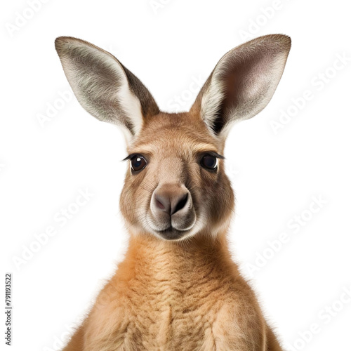 Amazing Kangaroo Isolated On White Background