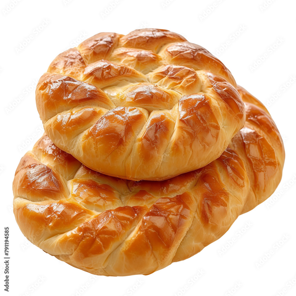 Tasty Khobz Eddar Bread Isolated On White Background Tasty Khobz Eddar Bread Isolated On White Background