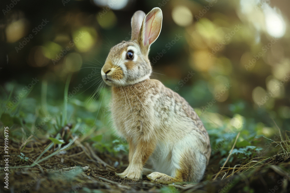 Fototapeta premium rabbit in the grass