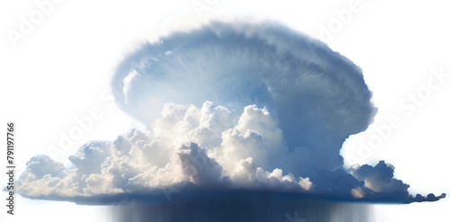透明な背景に分離された積乱雲 photo