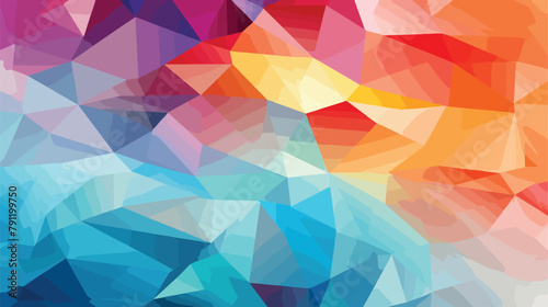 Colorful Polygonal Mosaic Background Creative Desig